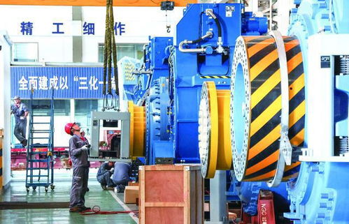 江蘇鹽城市大豐區(qū) 風電產(chǎn)業(yè)園內,中車株洲電機江蘇公司生產(chǎn)車間一派忙碌